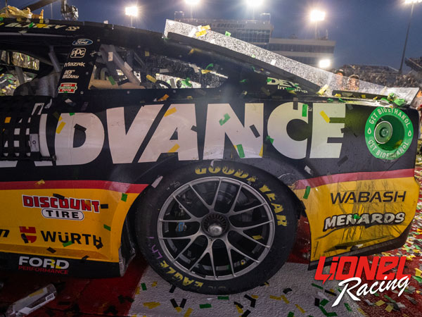 RYAN BLANEY 2024 ADVANCE AUTO PARTS IOWA RACED WIN 1:24 ARC DIECAST