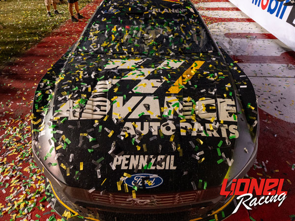 RYAN BLANEY 2024 ADVANCE AUTO PARTS IOWA RACED WIN 1:24 ARC DIECAST
