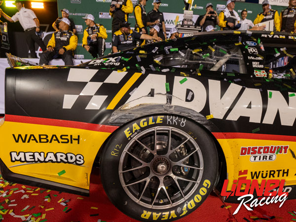 RYAN BLANEY 2024 ADVANCE AUTO PARTS IOWA RACED WIN 1:24 ARC DIECAST