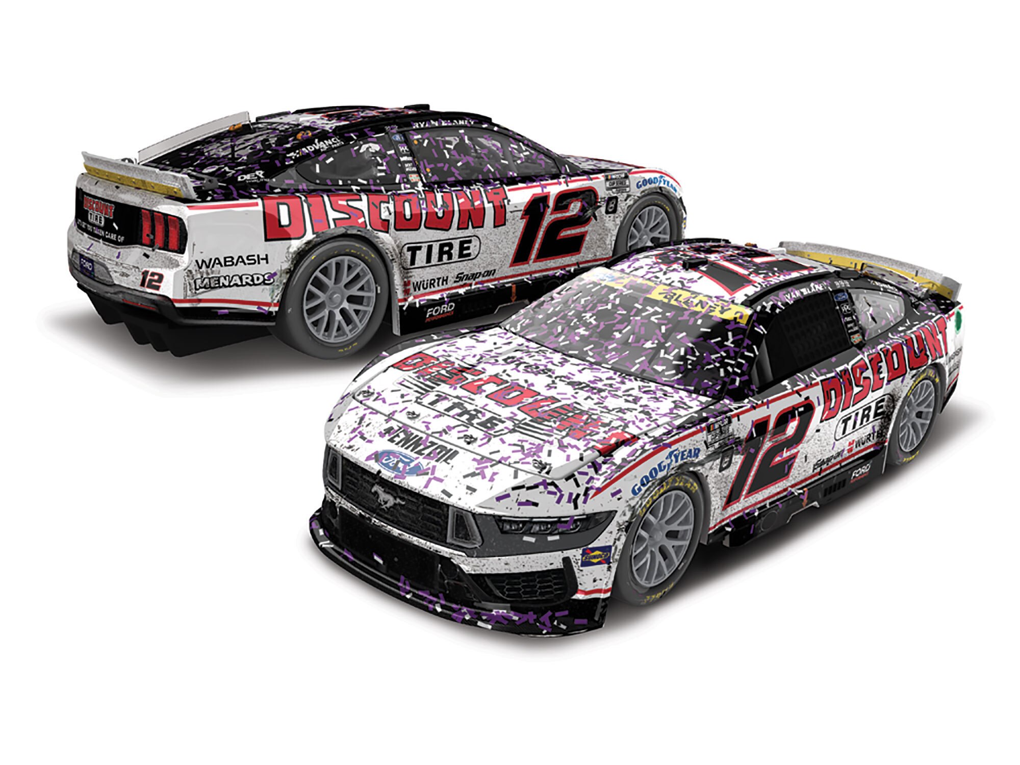 RYAN BLANEY 2024 DISCOUNT TIRE MARTINSVILLE RACED WIN 1:64 ARC DIECAST