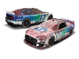 CHRIS BUESCHER 2023 FIFTH THIRD DAYTONA RACED WIN 1:24 DUAL AUTOGRAPHED ELITE DIECAST