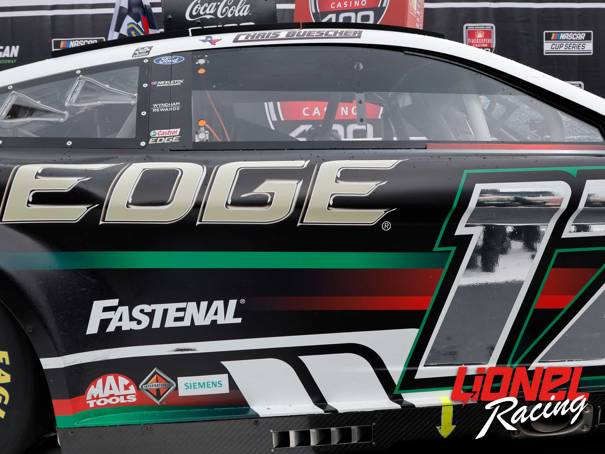CHRIS BUESCHER 2023 CASTROL EDGE MICHIGAN RACED WIN 1:24 ELITE DIECAST