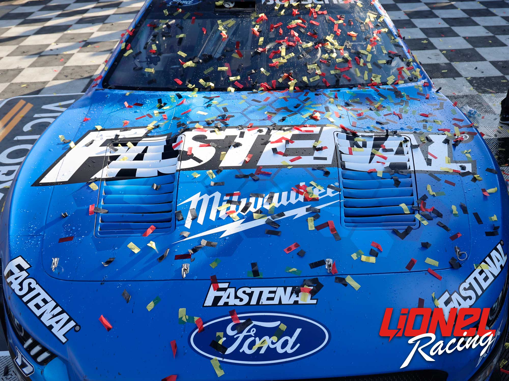 CHRIS BUESCHER 2023 FASTENAL RICHMOND RACED WIN 1:24 DUAL AUTOGRAPHED ELITE DIECAST