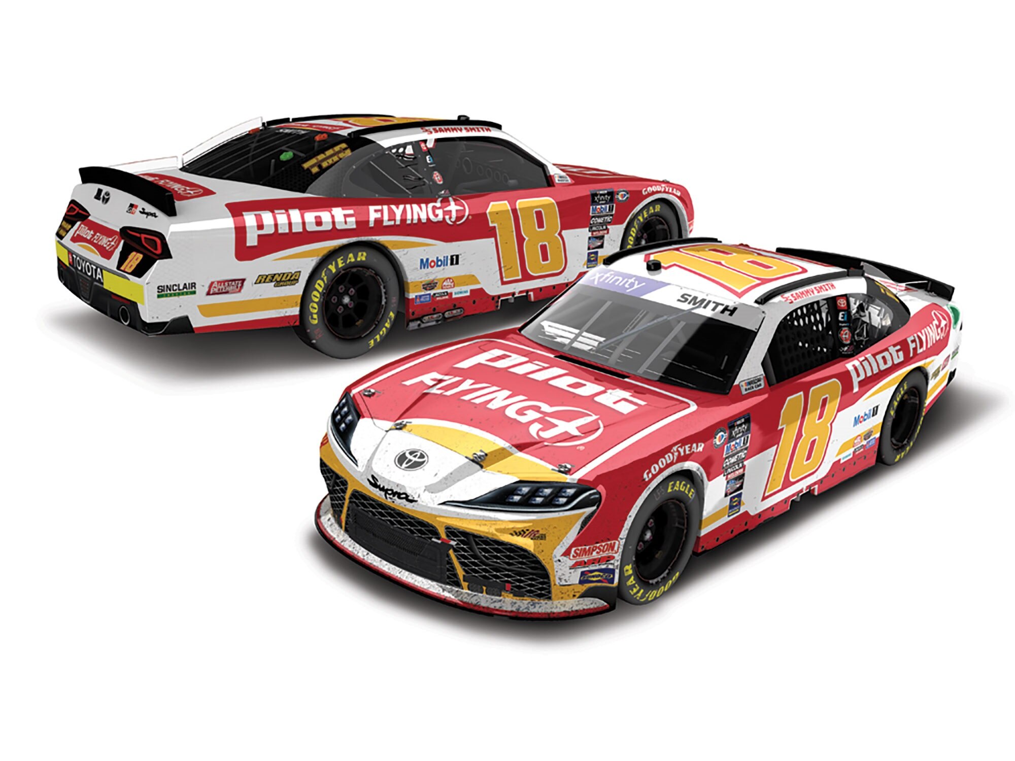SAMMY SMITH 2023 PILOT FLYING J PHOENIX RACED WIN 1:24 ARC DIECAST