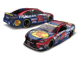 MARTIN TRUEX JR 2021 BASS PRO SHOPS PATRIOTIC 1:24 RACED WIN LIQUID COLOR ELITE DIECAST