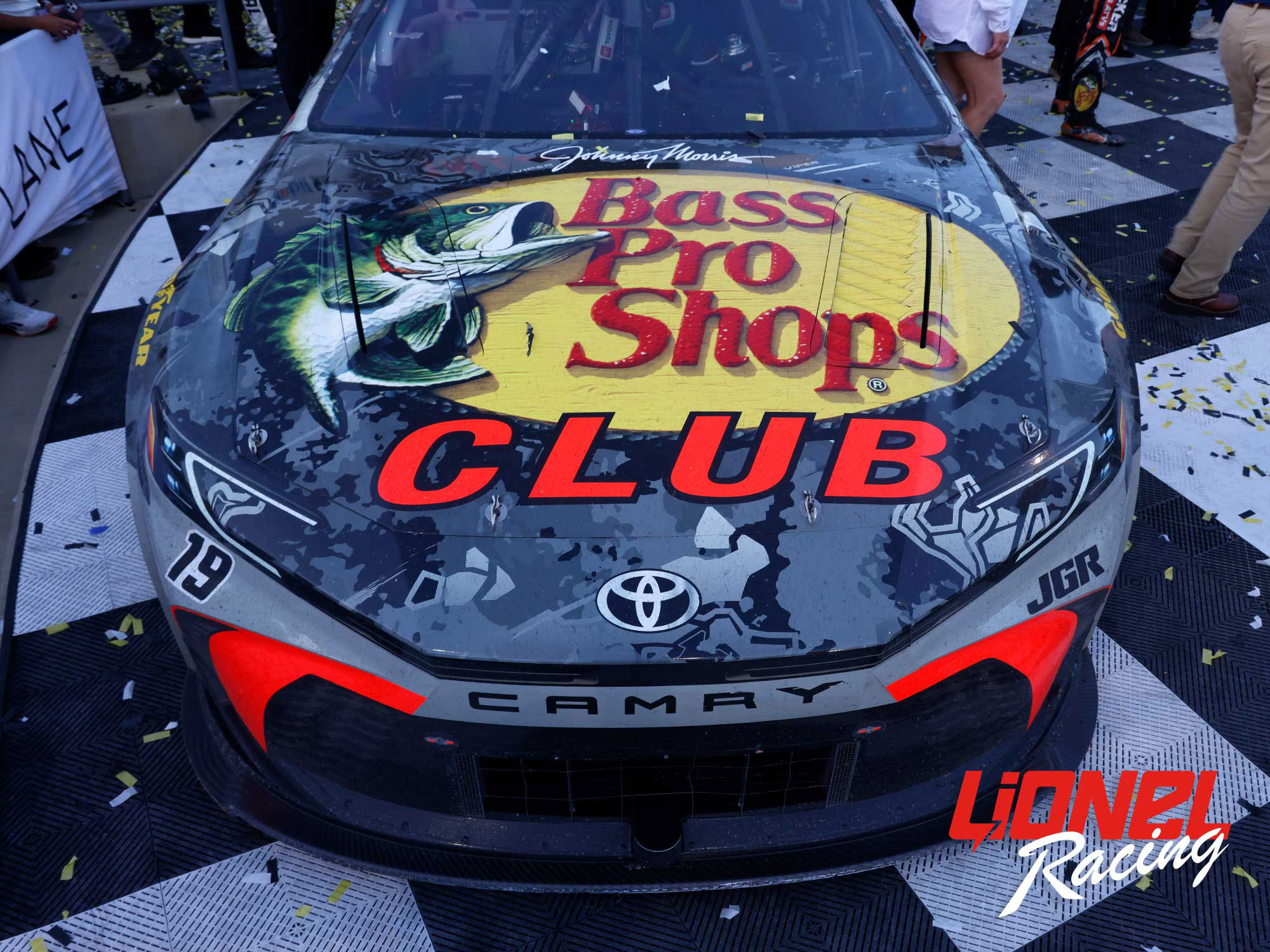CHASE BRISOCE 2025 BASS PRO SHOPS TALLADEGA RACED WIN 1:24 DUAL AUTOGRAPHED ELITE DIECAST