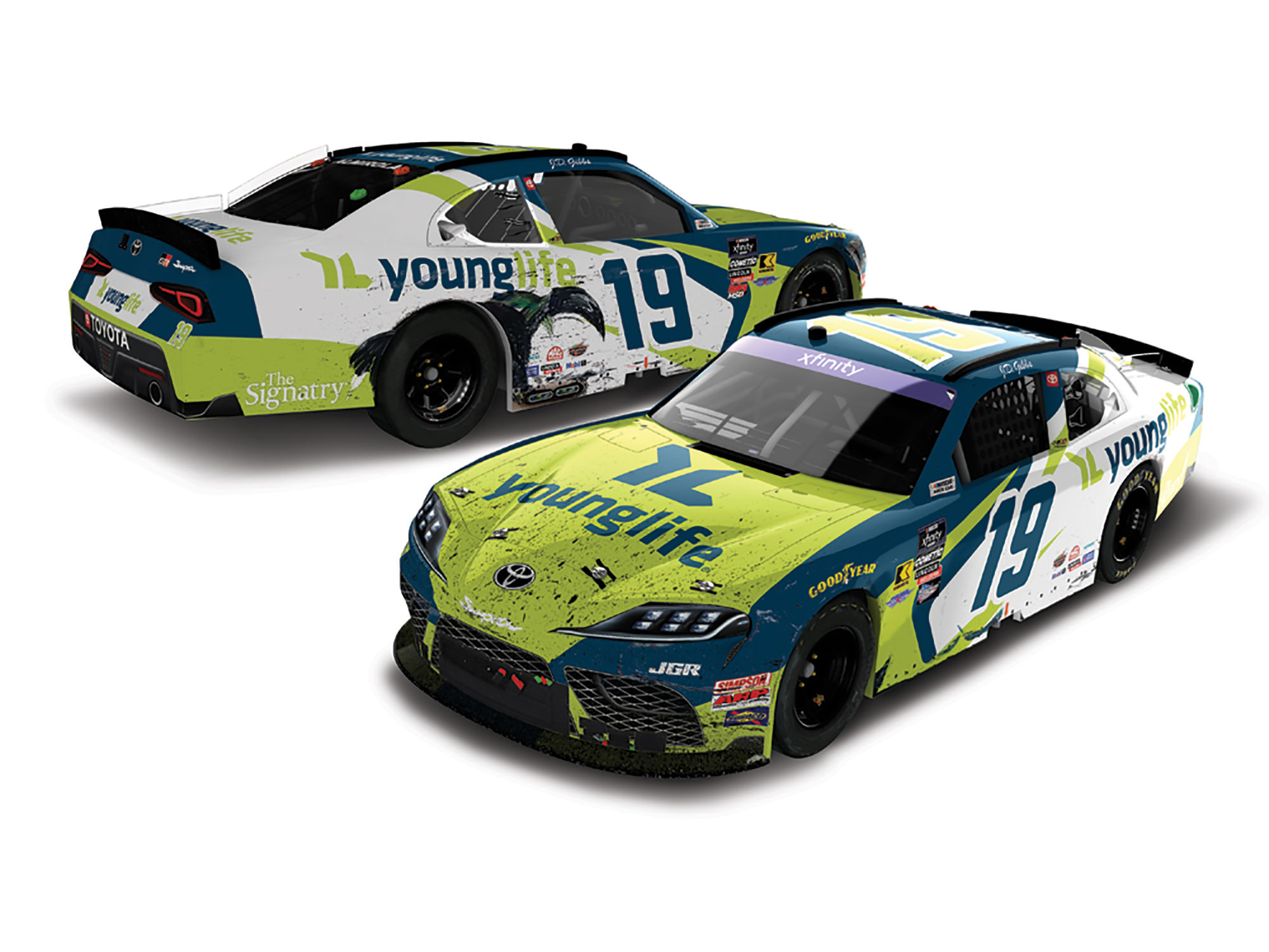 ARIC ALMIROLA 2025 YOUNGLIFE PHOENIX RACED WIN 1:64 ARC DIECAST