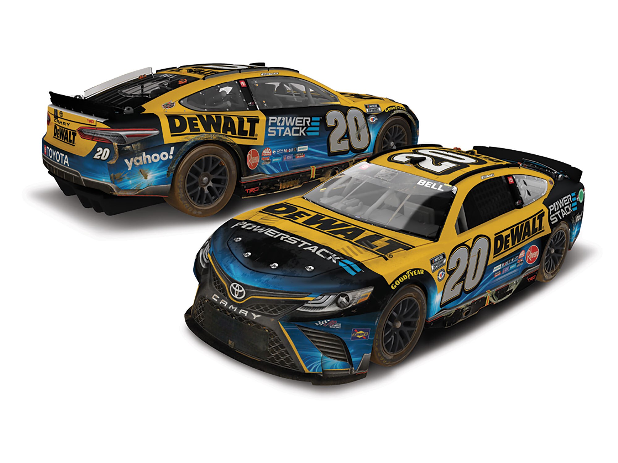 CHRISTOPHER BELL 2023 DEWALT BRISTOL DIRT RACED WIN 124 DUAL