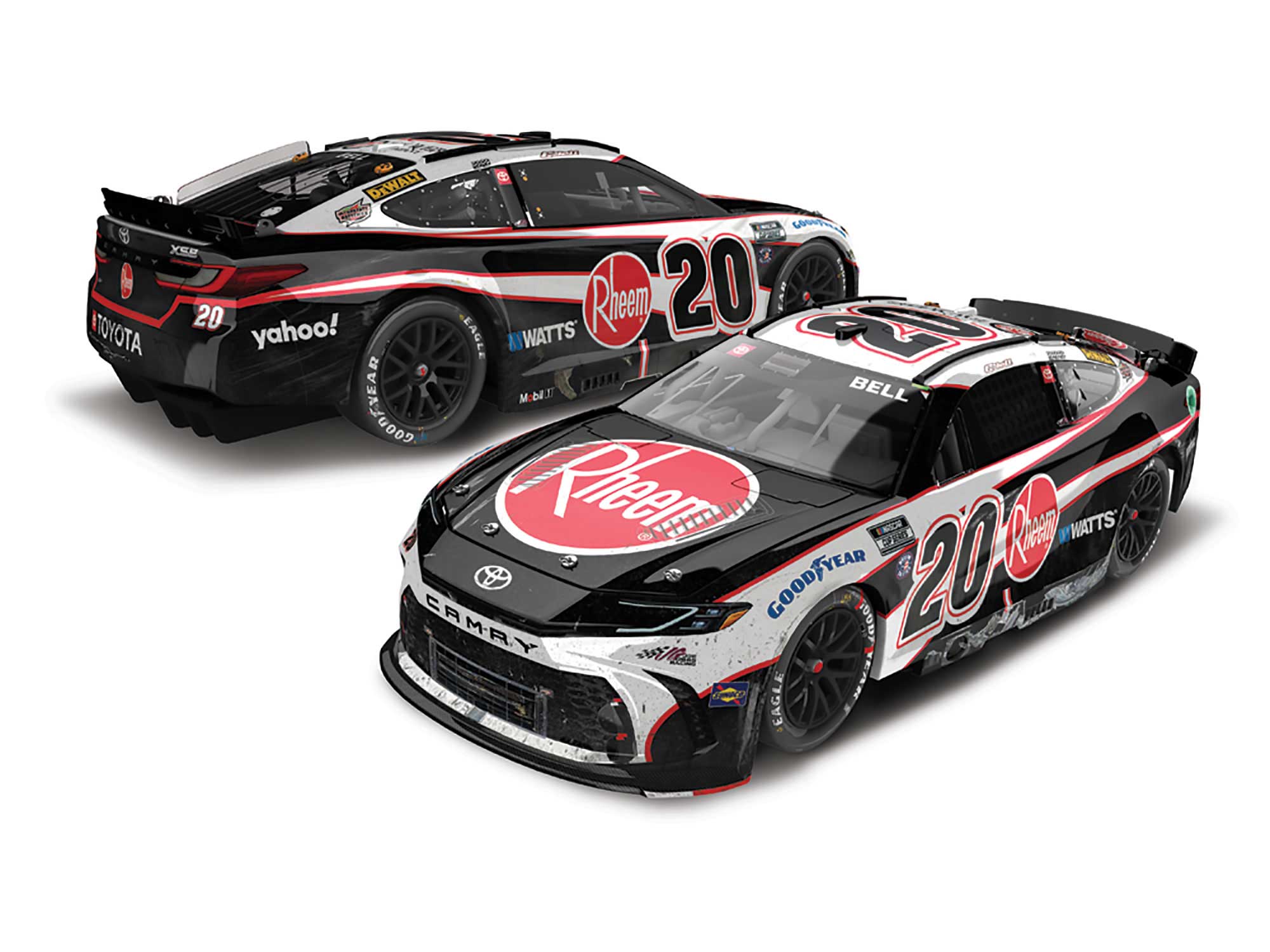 CHRISTOPHER BELL 2024 RHEEM NEW HAMPSHIRE RACED WIN 1:24 ELITE PREMIER DIECAST