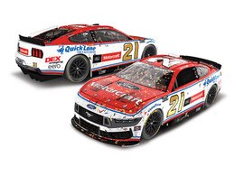 JOSH BERRY 2025 MOTORCRAFT LAS VEGAS RACED WIN 1:24 DUAL AUTOGRAPHED ELITE DIECAST
