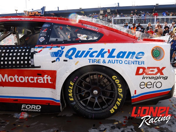 JOSH BERRY 2025 MOTORCRAFT LAS VEGAS RACED WIN 1:24 DUAL AUTOGRAPHED ELITE DIECAST