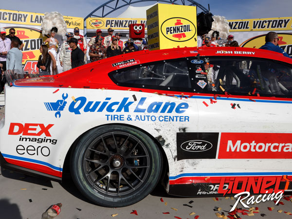 JOSH BERRY 2025 MOTORCRAFT LAS VEGAS RACED WIN 1:24 ELITE PREMIER DIECAST