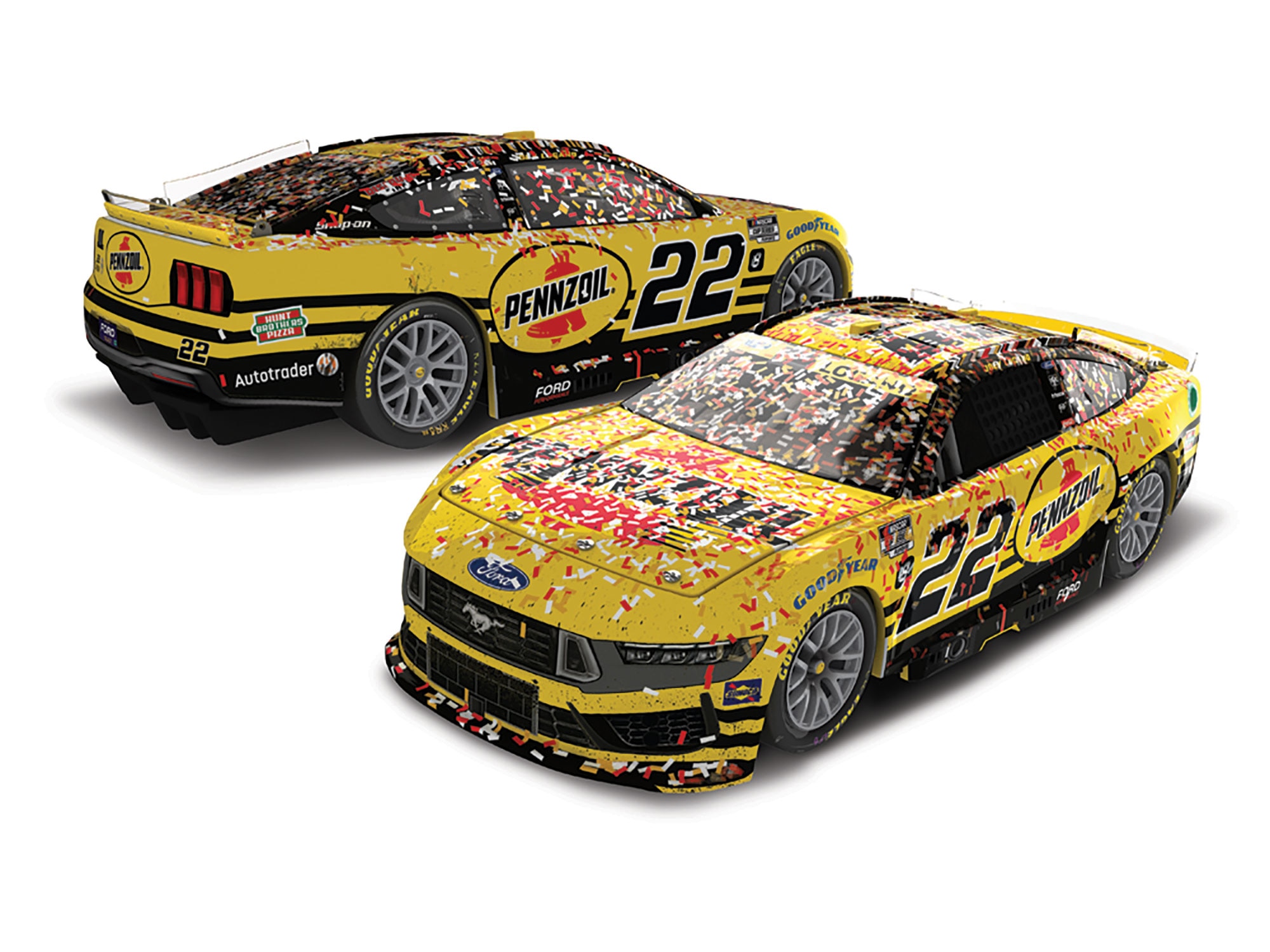 JOEY LOGANO 2024 PENNZOIL LAS VEGAS RACED WIN 1:24 ELITE DIECAST