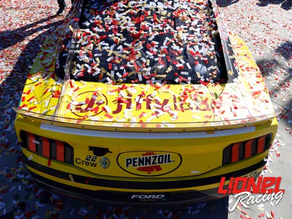 JOEY LOGANO 2024 PENNZOIL LAS VEGAS RACED WIN 1:24 ELITE DIECAST