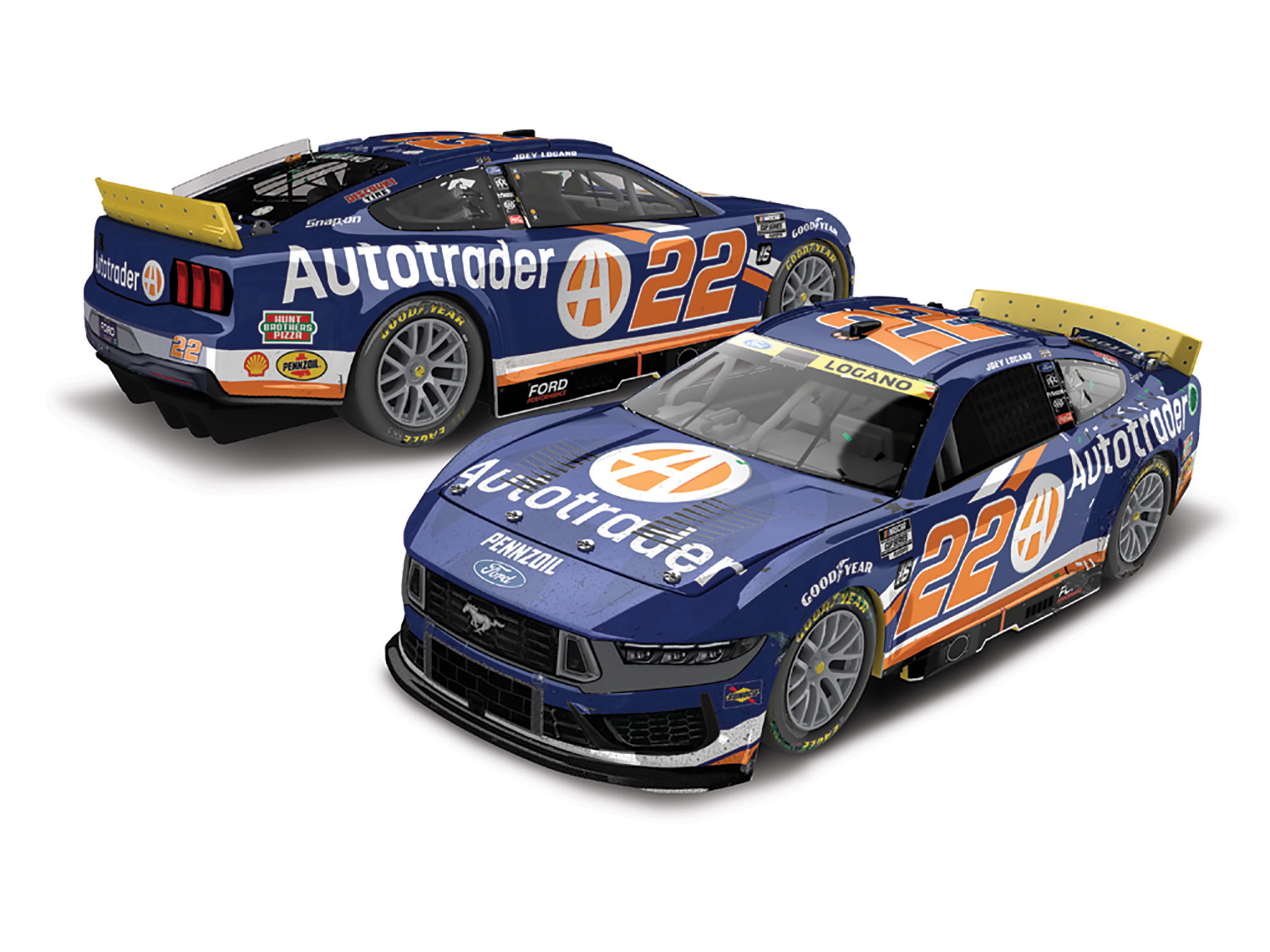 JOEY LOGANO 2024 AUTOTRADER ATLANTA RACED WIN 1:24 ARC DIECAST