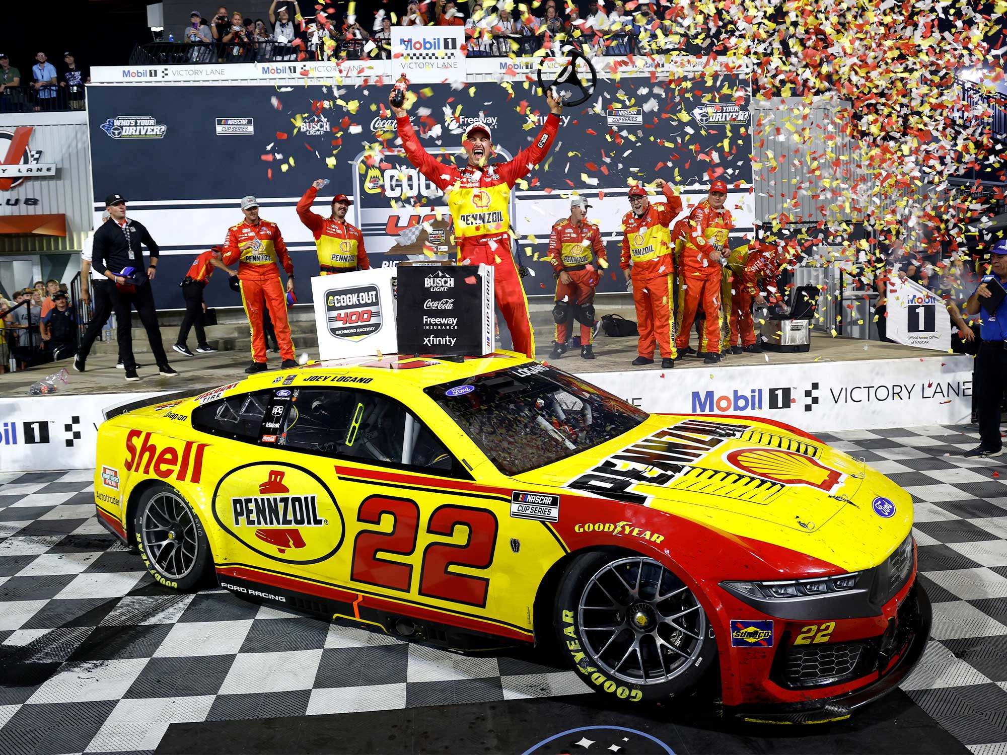 T*a様 LionelRacing NASCAR2025 Joey Logano Joey Logano – 2025 AAA Texas Win 1:24 ARC Diecast