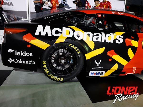 BUBBA WALLACE 2025 MCDONALD'S DAYTONA DUEL 1 RACED WIN 1:24 ELITE PREMIER DIECAST