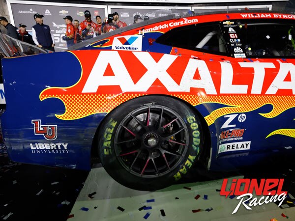 WILLIAM BYRON 2025 AXALTA DAYTONA RACED WIN 1:24 COLOR CHROME ELITE DIECAST