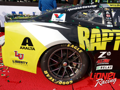 WILLIAM BYRON 2025 RAPTOR IOWA RACED WIN 1:24 LIQUID COLOR ELITE DIECAST