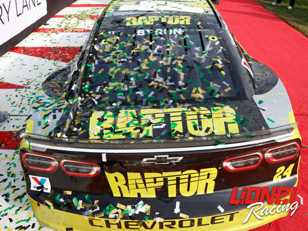 WILLIAM BYRON 2025 RAPTOR IOWA RACED WIN 1:24 LIQUID COLOR ELITE DIECAST