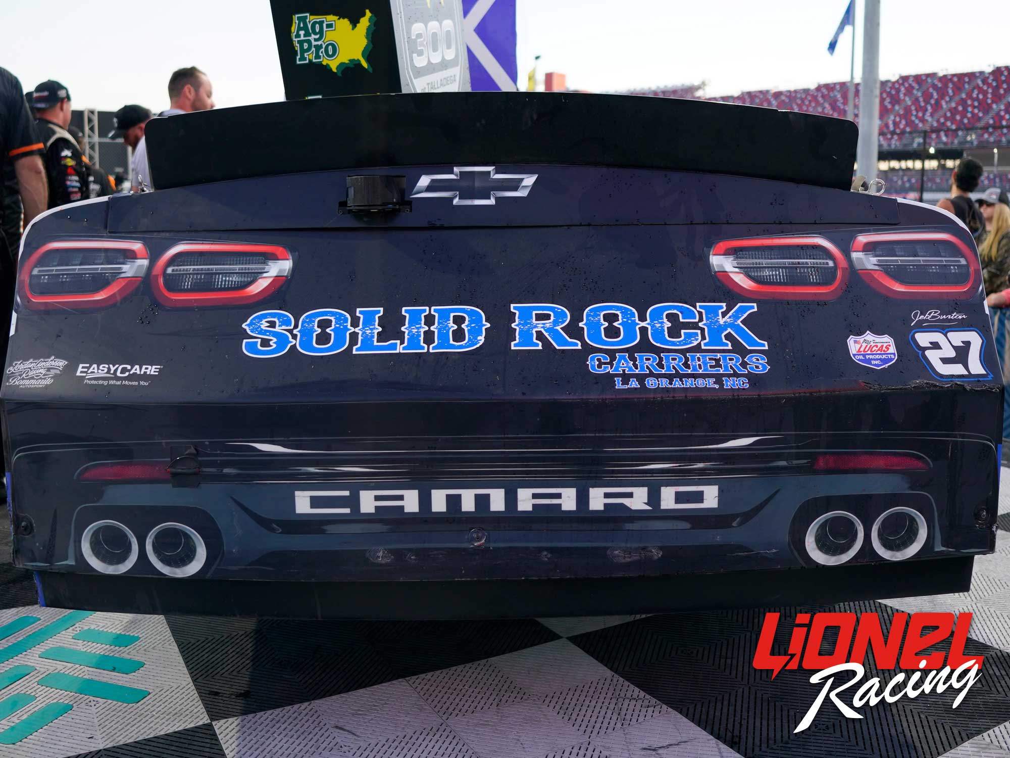 JEB BURTON 2023 SOLID ROCK CARRIERS TALLADEGA RACED WIN 1:24 ARC DIECAST