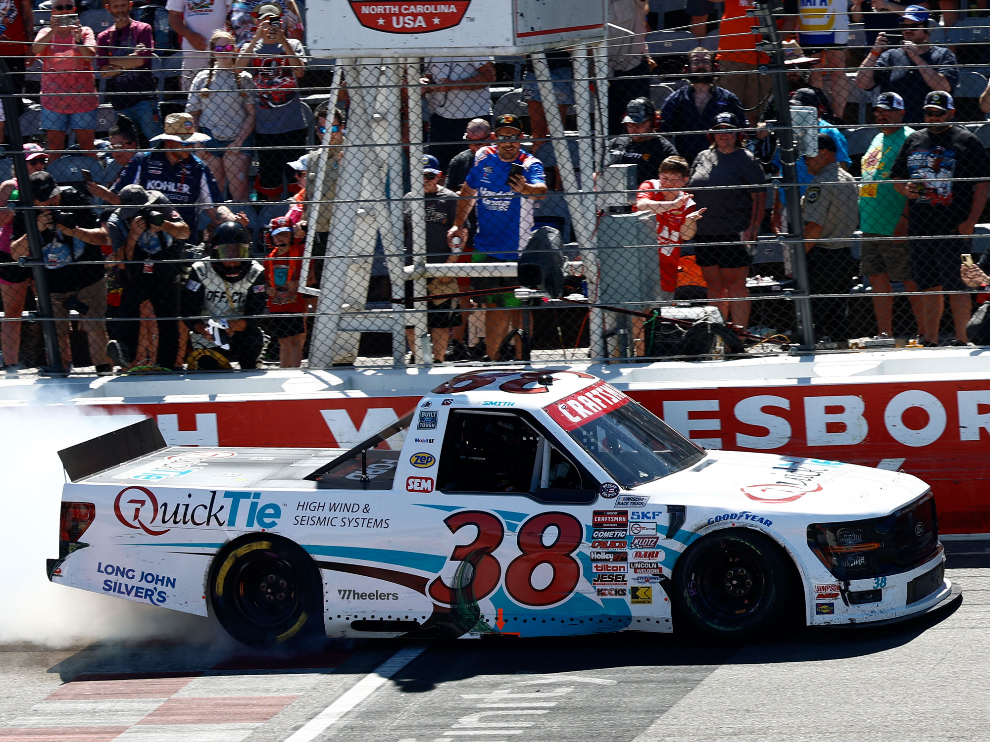 CHANDLER SMITH 2025 QUICKTIE NORTH WILKESBORO TRUCK WIN 1:64 ARC DIECAST