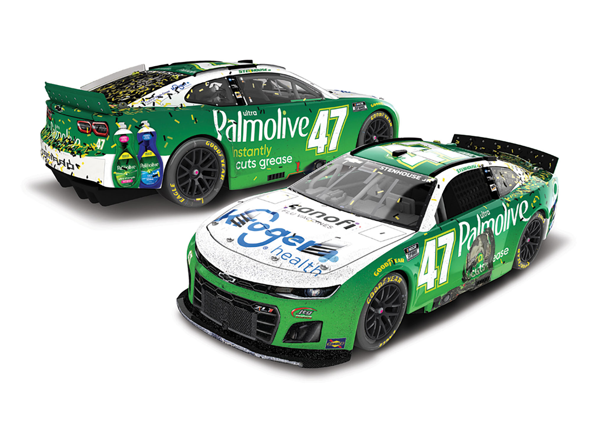RICKY STENHOUSE JR 2024 KROGER HEALTH/PALMOLIVE TALLADEGA RACED WIN 1:24 ELITE DIECAST