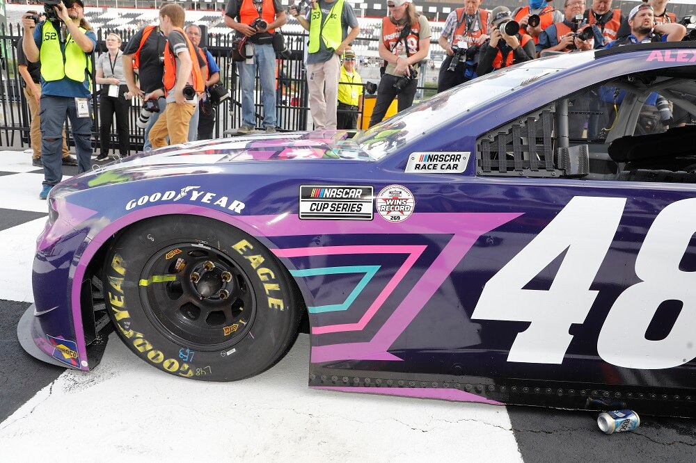 ALEX BOWMAN 2021 ALLY POCONO RACED WIN 1:24 ELITE DIECAST