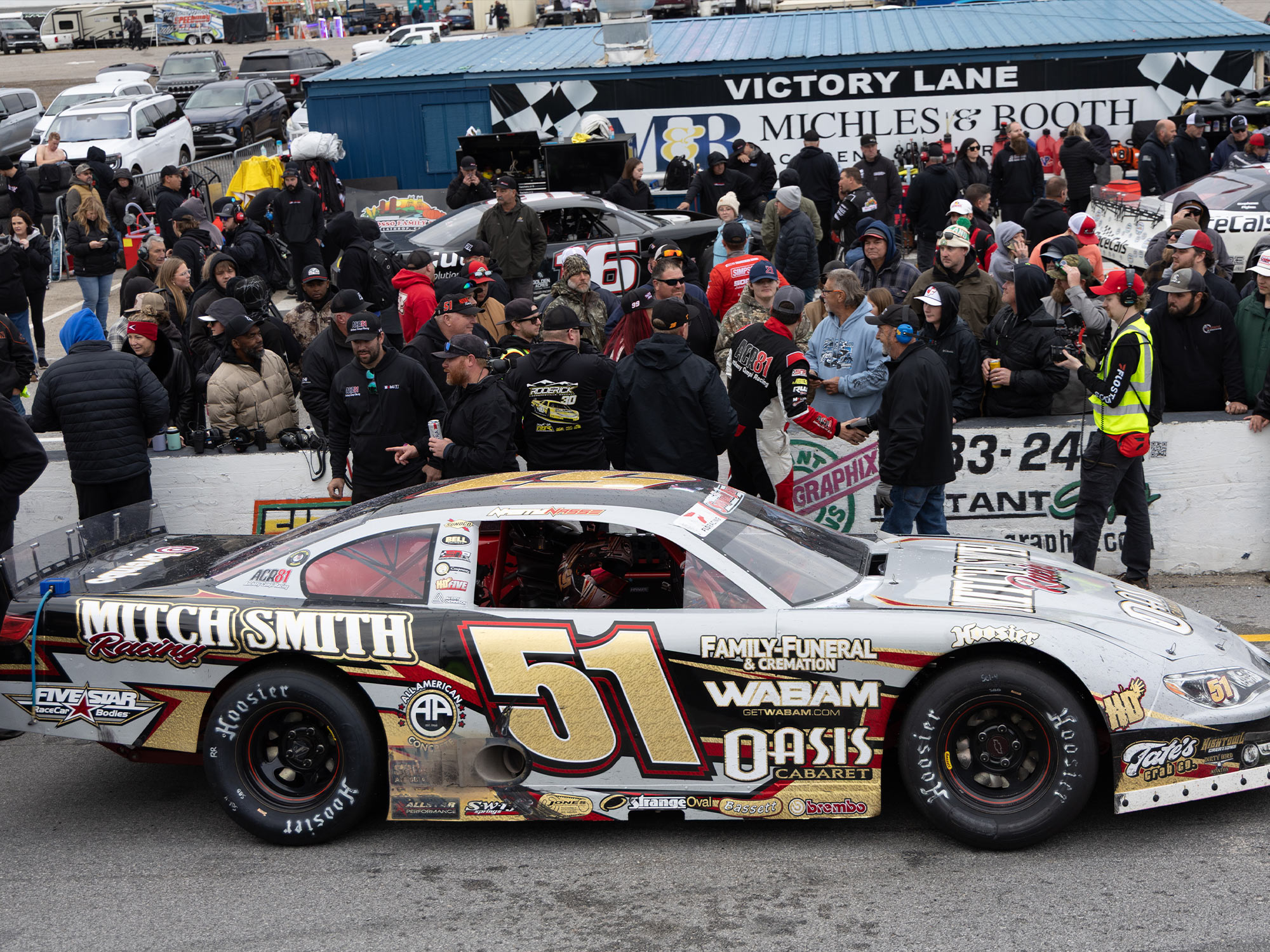 Win Smith Racing STEPHEN NASSE 2025 MITCH SMITH RACING SNOWBALL DERBY RACED WIN 1:64 ARC ...