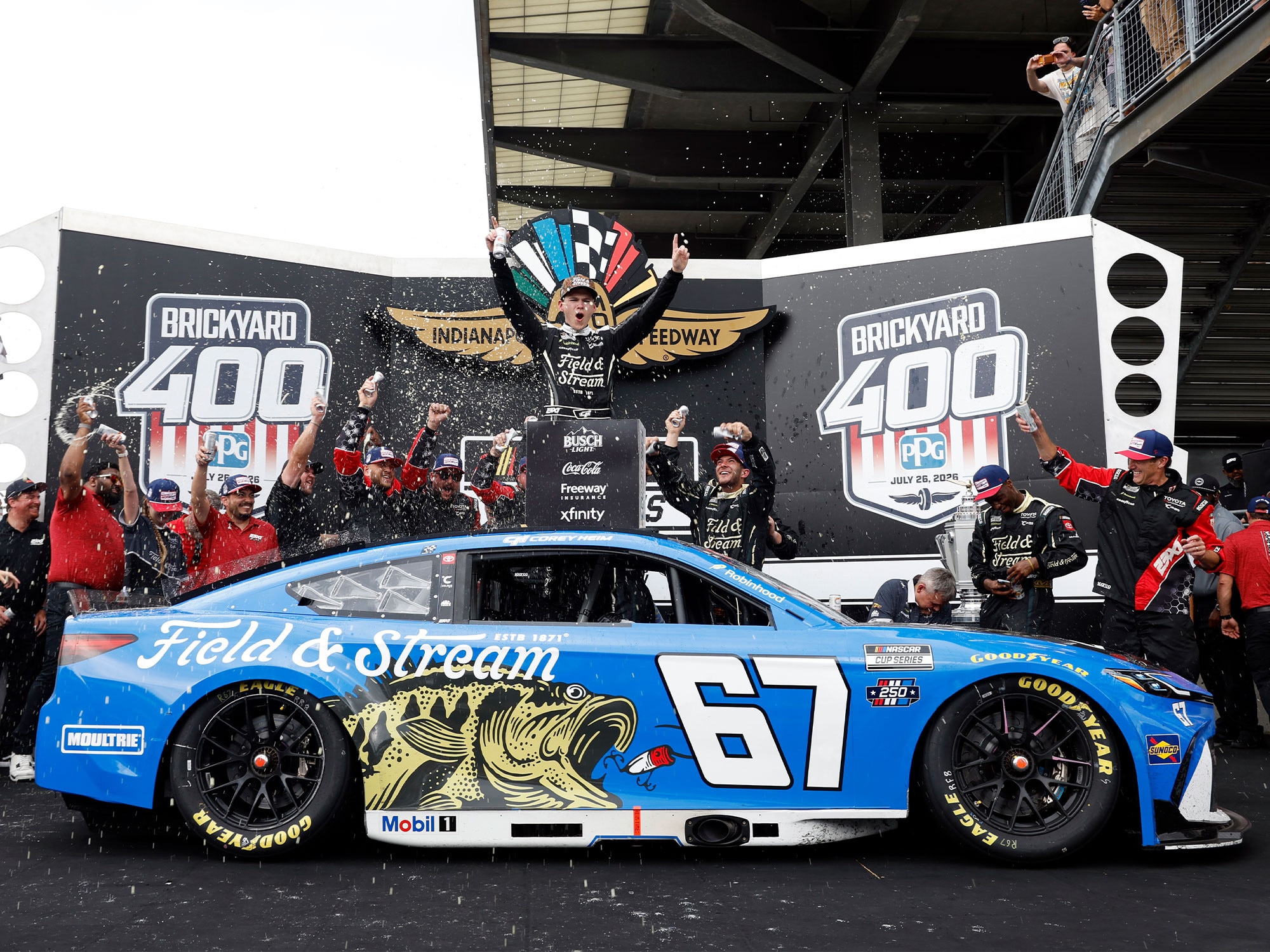 COREY HEIM 2026 FIELD & STREAM INDIANAPOLIS RACED WIN 1:24 COLOR