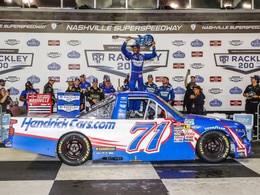 RAJAH CARUTH 2025 HENDRICKCARS.COM NASHVILLE RACED WIN 1:24 ARC DIECAST