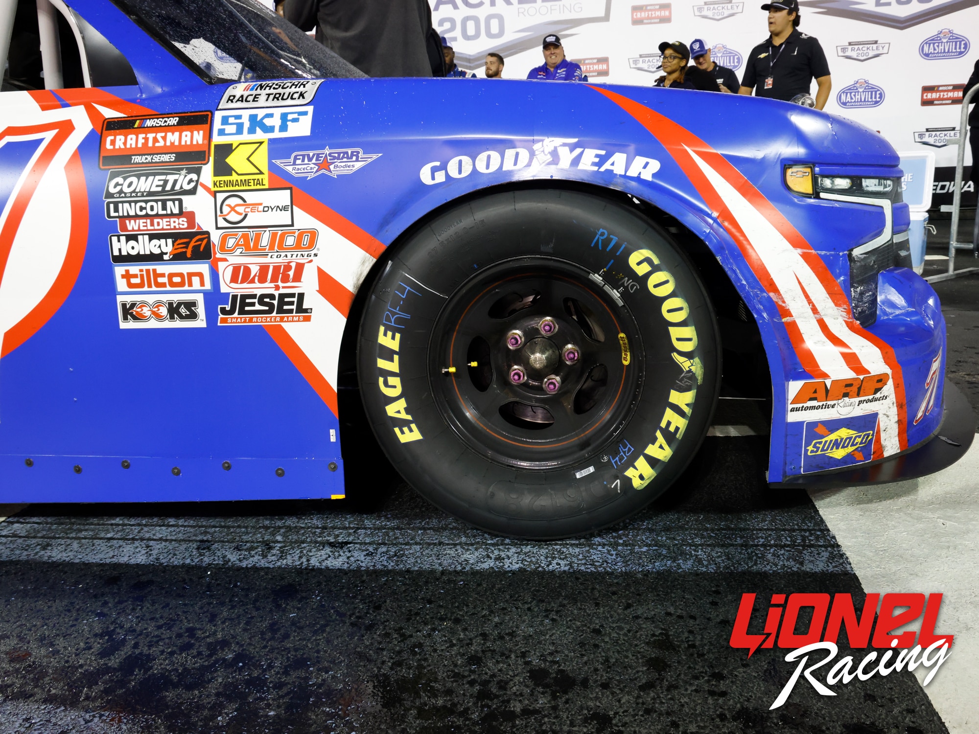 RAJAH CARUTH 2025 HENDRICKCARS.COM NASHVILLE RACED WIN 1:64 ARC DIECAST