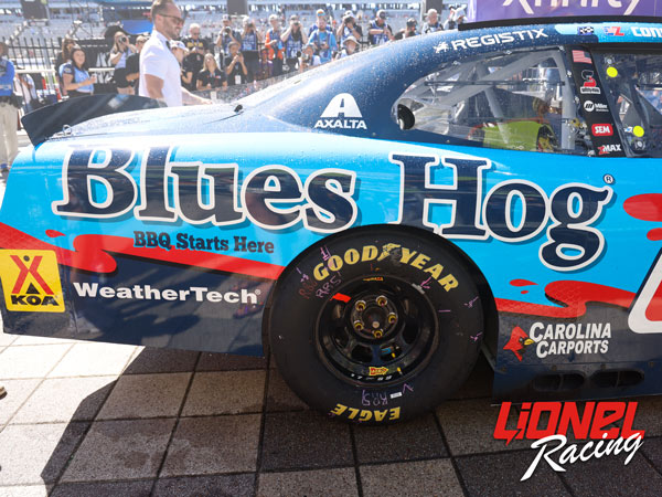 KYLE LARSON 2025 BLUES HOG TEXAS XFINITY WIN 1:24 ARC DIECAST