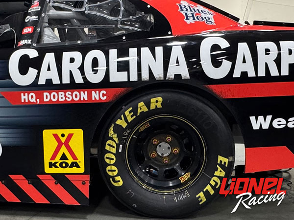 CONNOR ZILISCH 2025 CAROLINA CARPORTS DOVER RACED WIN 1:24 COLOR CHROME ARC DIECAST