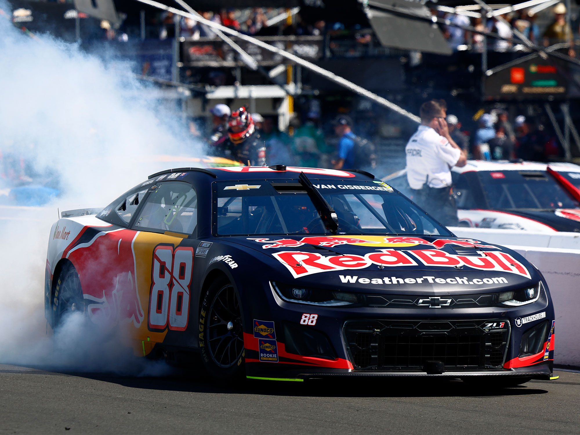 SHANE VAN GISBERGEN 2025 RED BULL SONOMA RACED WIN 1:24 ELITE PREMIER DIECAST