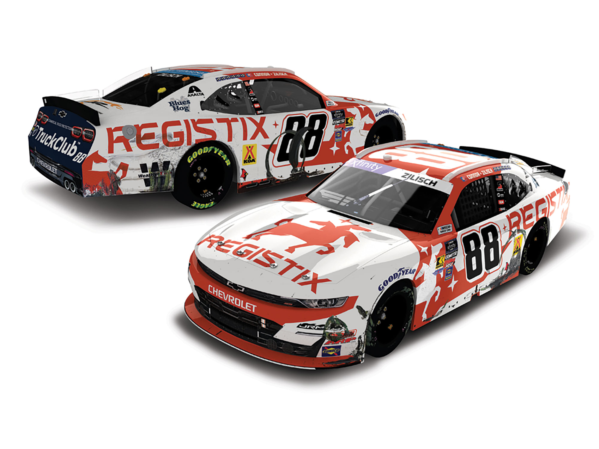 アスカ・ラングレー　デスニューヨーク CONNOR ZILISCH 2025 REGISTIX WATKINS GLEN RACED WIN 1:24 ARC DIECAST