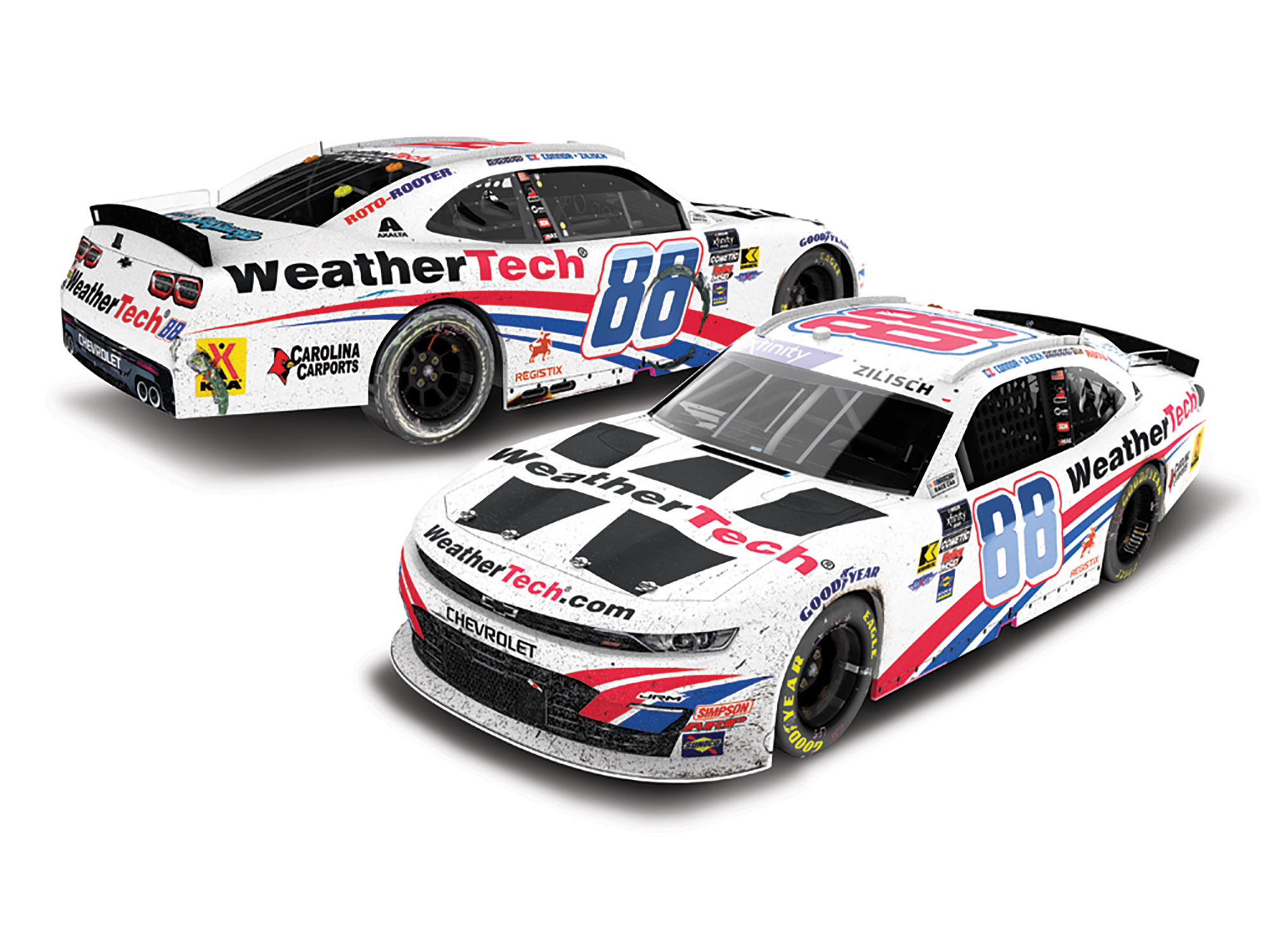 CONNOR ZILISCH 2025 WEATHERTECH INDIANAPOLIS RACED WIN 1:64 ARC DIECAST