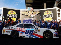 CONNOR ZILISCH 2025 WEATHERTECH INDIANAPOLIS RACED WIN 1:24 DUAL AUTOGRAPHED ARC DIECAST