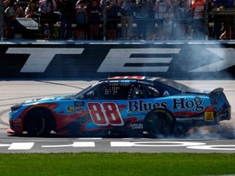 KYLE LARSON 2025 BLUES HOG TEXAS XFINITY WIN 1:64 ARC DIECAST