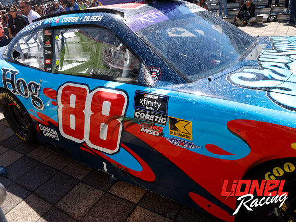 KYLE LARSON 2025 BLUES HOG TEXAS XFINITY WIN 1:64 ARC DIECAST