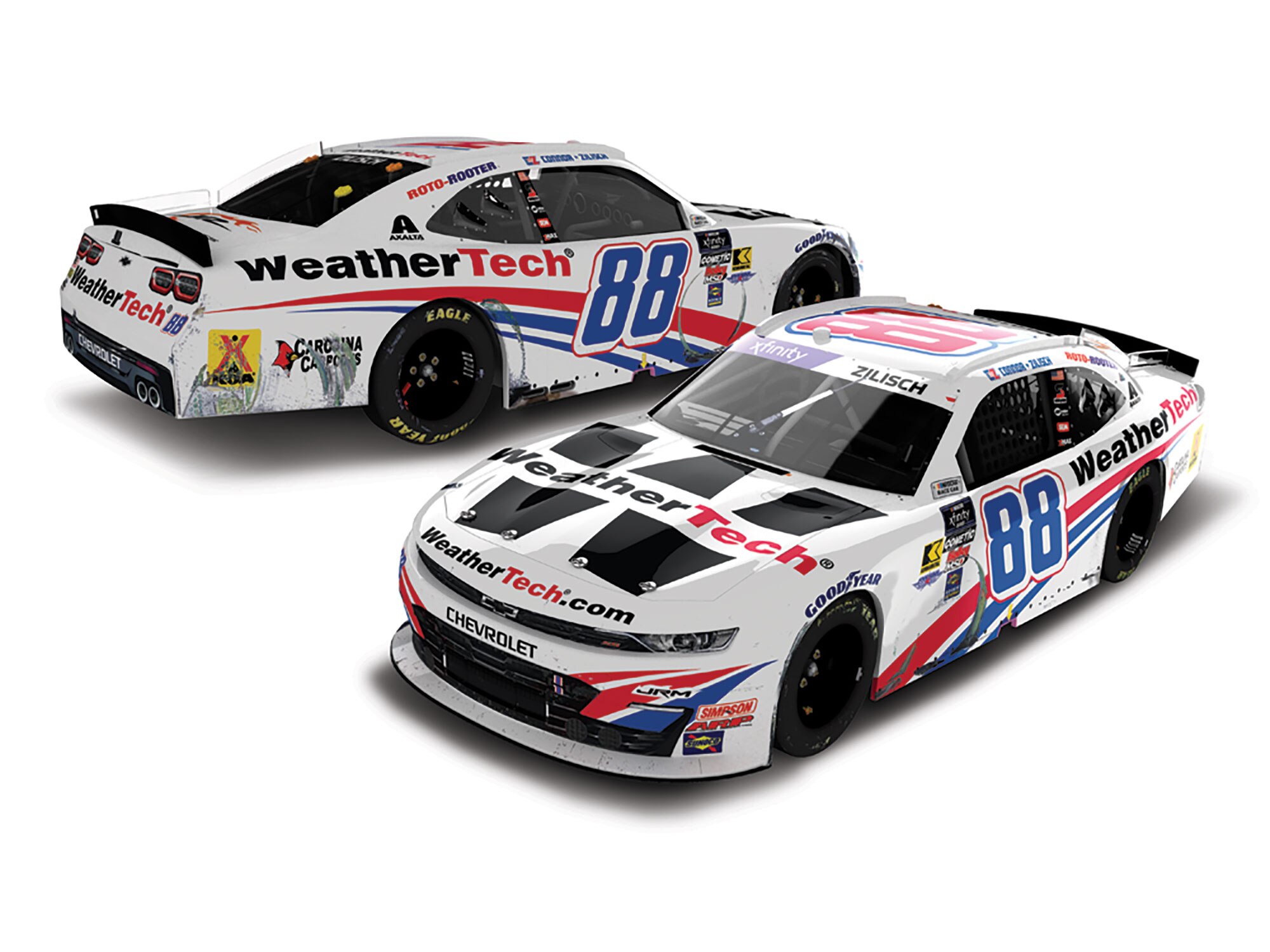 CONNOR ZILISCH 2025 WEATHERTECH COTA RACED WIN 1:64 ARC DIECAST