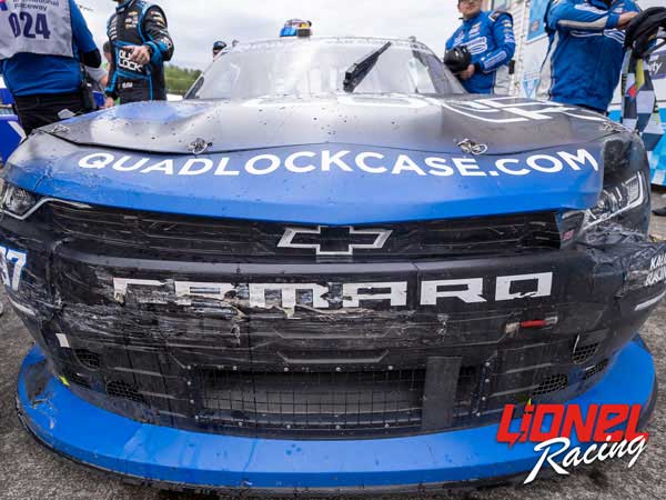 SHANE VAN GISBERGEN 2024 PORTLAND QUAD LOCK 1:24 RACED WIN COLOR CHROME ARC DIECAST