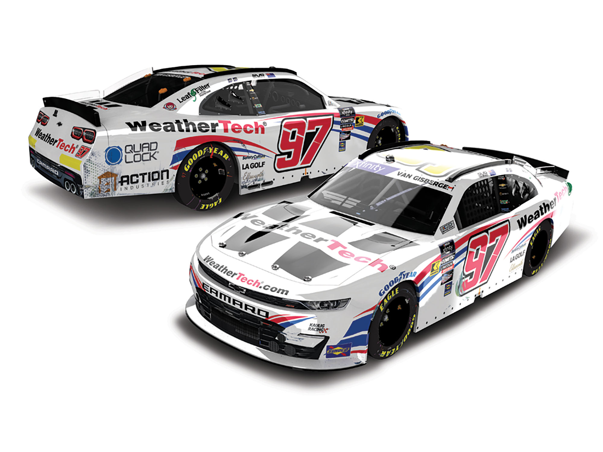 SHANE VAN GISBERGEN 2024 WEATHERTECH CHICAGO RACED WIN 1:24 ARC DIECAST