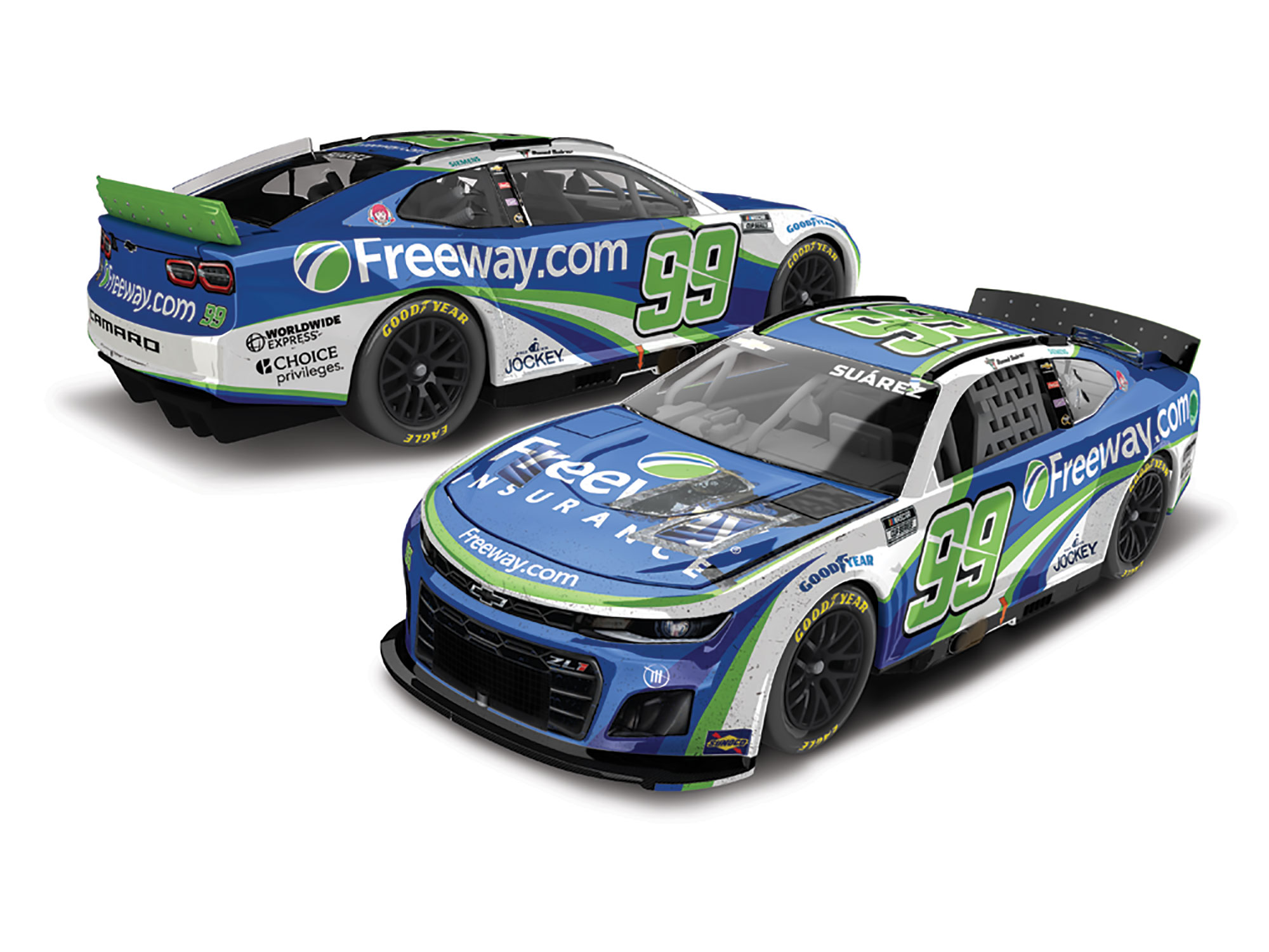 DANIEL SUAREZ 2024 FREEWAY INSURANCE ATLANTA RACED WIN 1:24