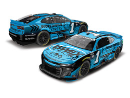 ROSS CHASTAIN 2023 WORLDWIDE EXPRESS NASHVILLE RACED WIN 1:24 DUAL AUTOGRAPHED ELITE DIECAST