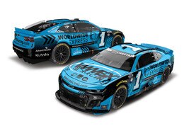 ROSS CHASTAIN WORLDWIDE EXPRESS 2023 PHOENIX RACED WIN 1:24 DUAL AUTOGRAPH ELITE DIECAST