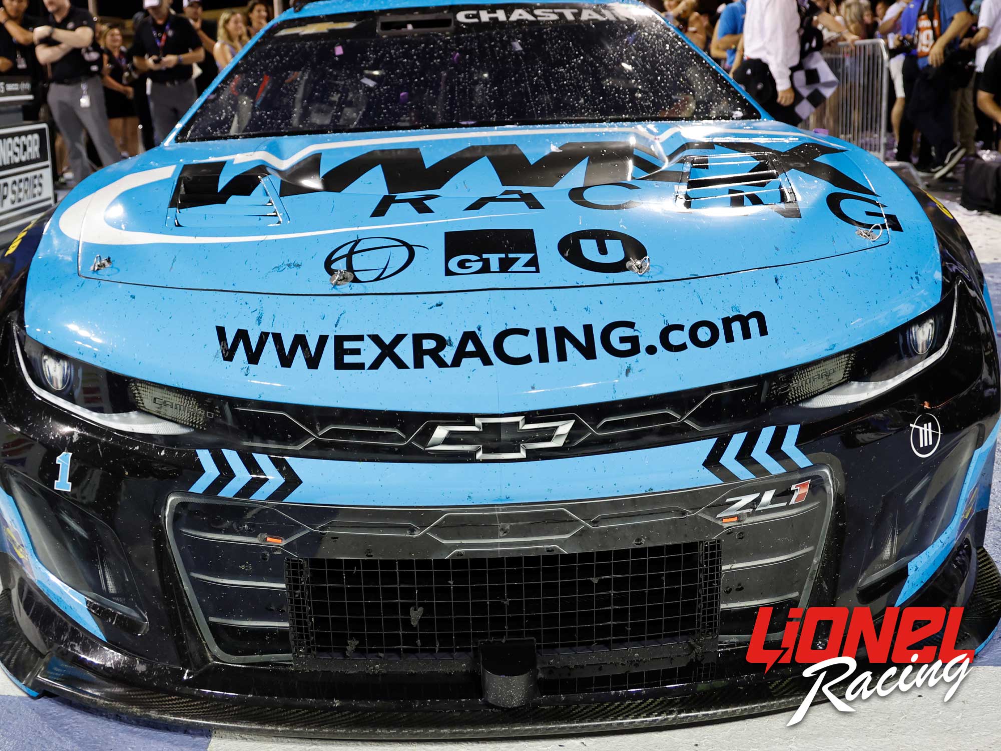 ROSS CHASTAIN 2023 WORLDWIDE EXPRESS NASHVILLE RACED WIN 1