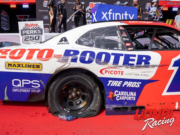 SAM MAYER 2024 ROTO-ROOTER IOWA 1:24 AUTOGRAPHED RACED WIN ARC DIECAST