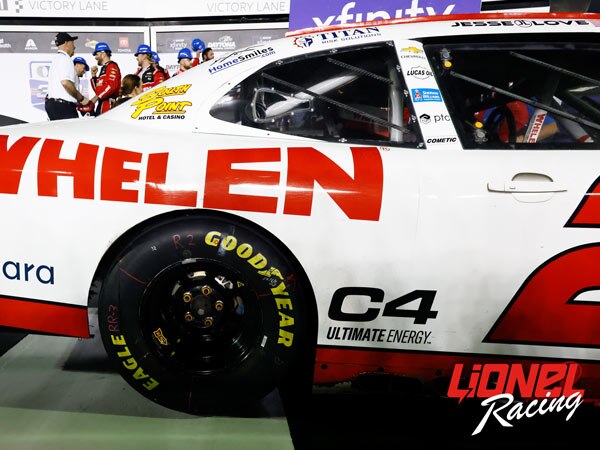 JESSE LOVE 2025 WHELEN DAYTONA RACED WIN 1:24 DUAL AUTOGRAPHED ARC DIECAST