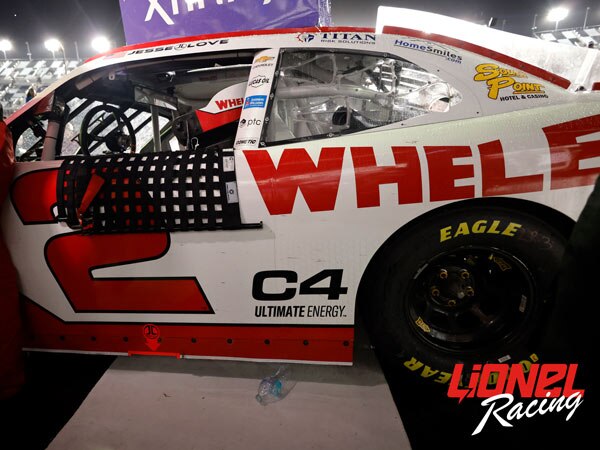 JESSE LOVE 2025 WHELEN DAYTONA RACED WIN 1:24 DUAL AUTOGRAPHED ARC DIECAST